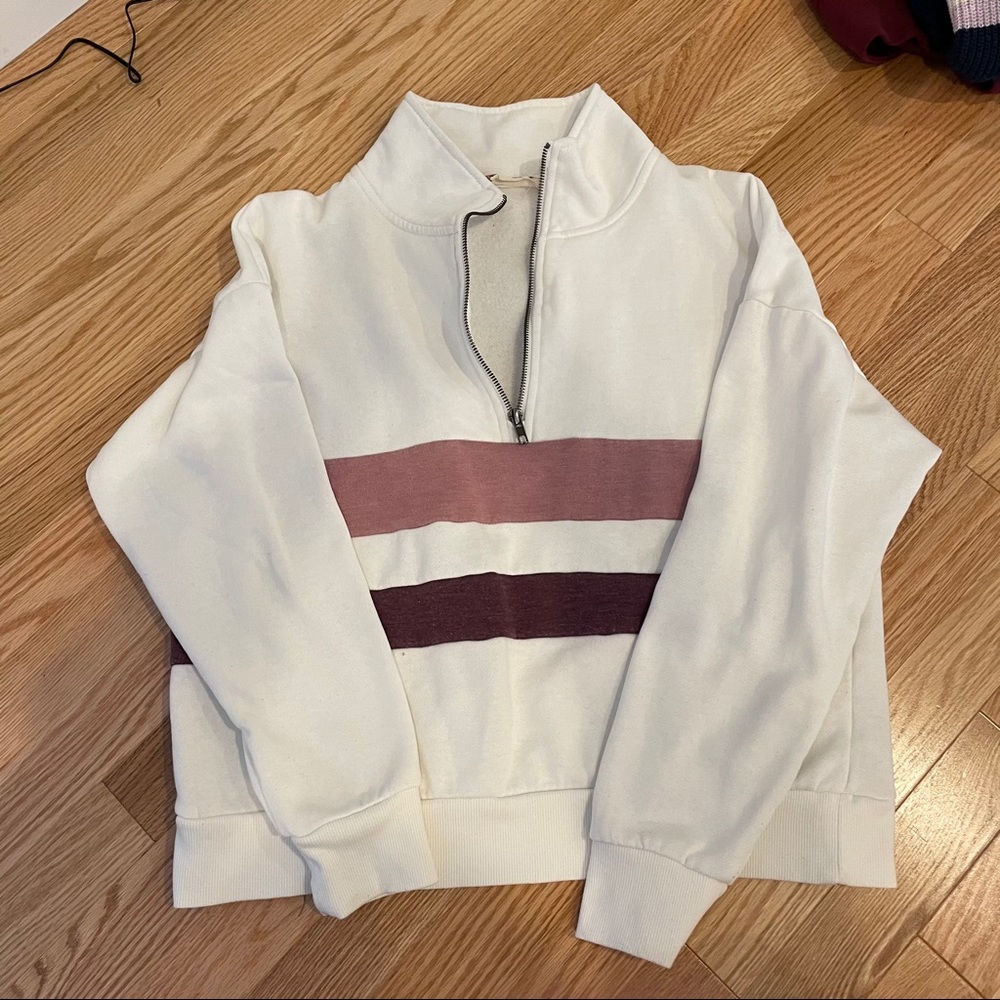 Pink Rose Half Zip